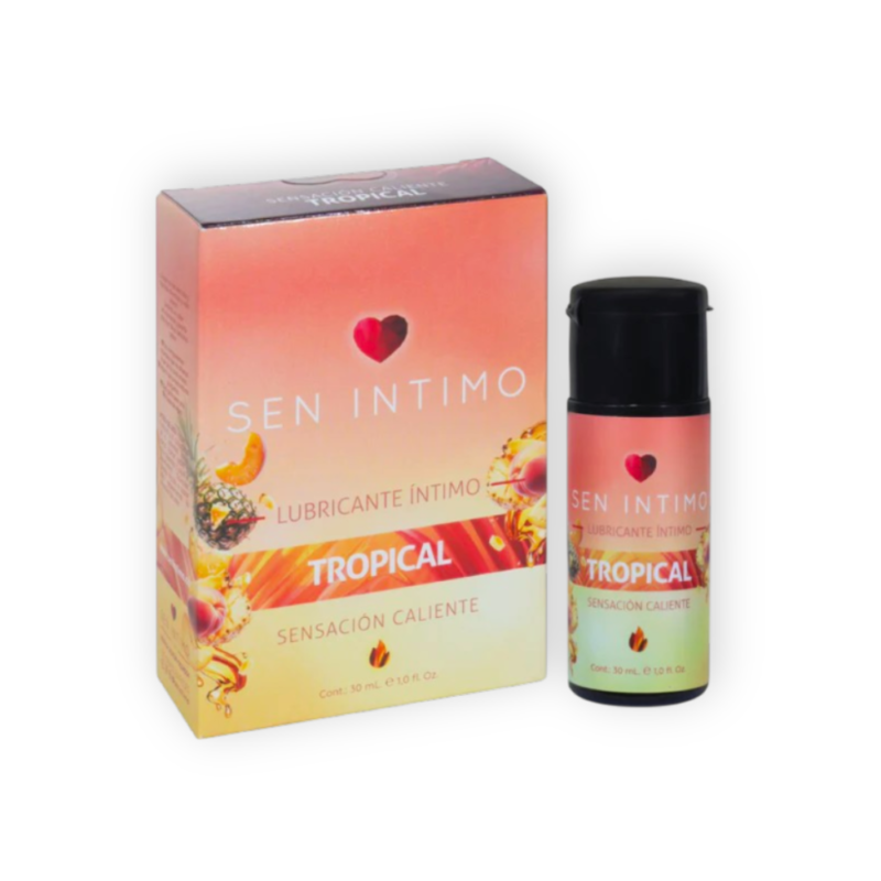 Lubricante Íntimo Caliente con Sabor Tropical - 30 ml