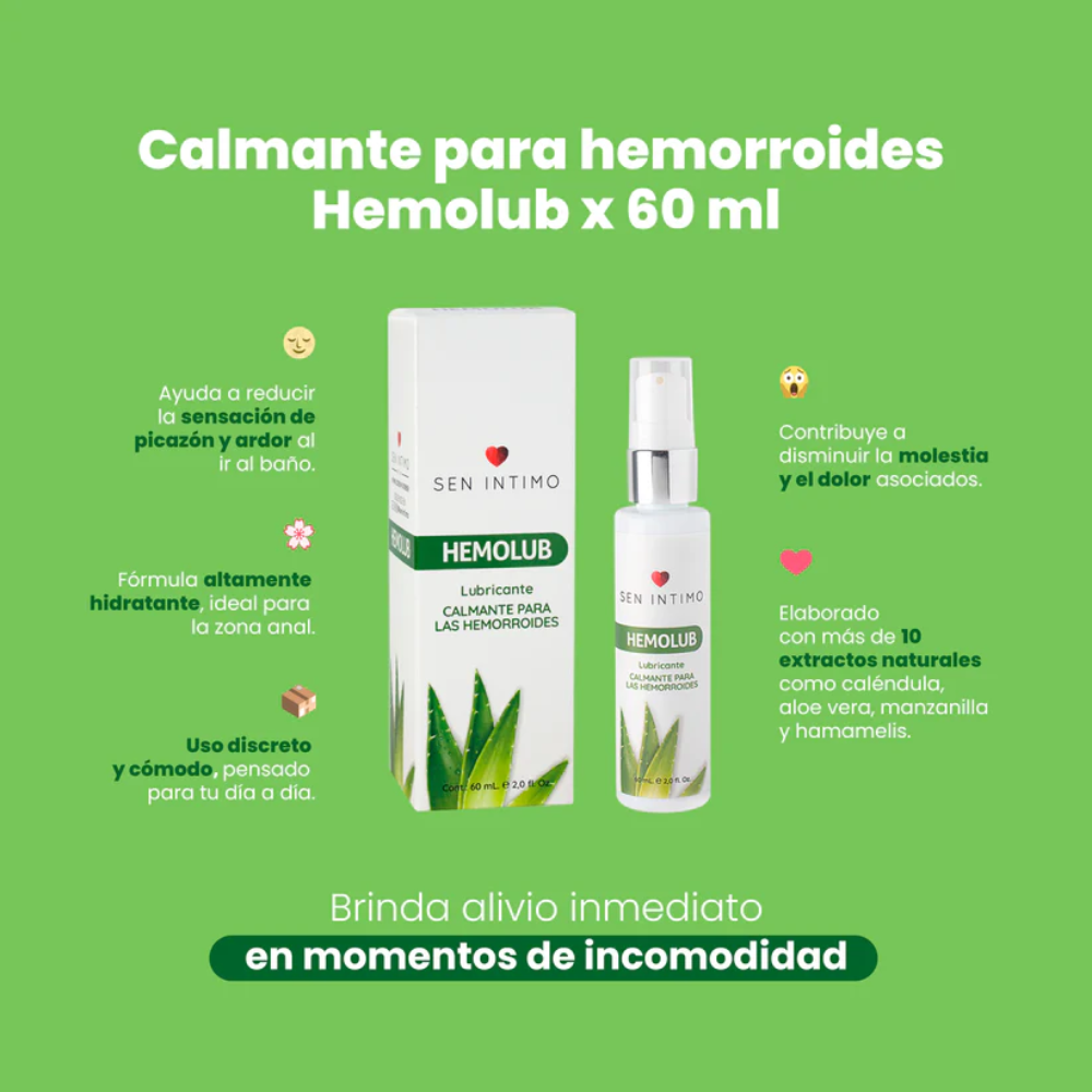 Hemolub Calmante para Hemorroides - Imagen 3