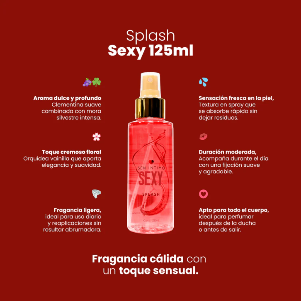 Splash Sexy 125ml - Imagen 4