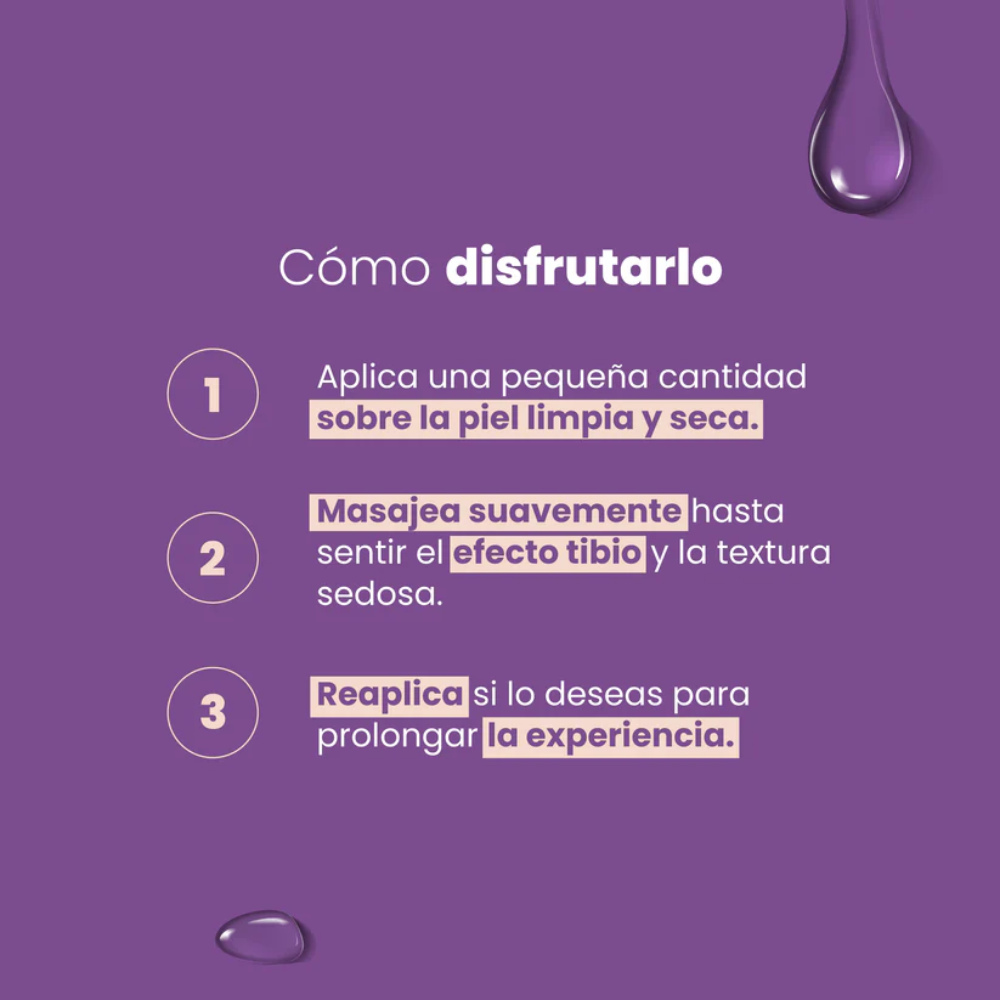 Aceite para Masajes Sensual Warming Passion - Imagen 4