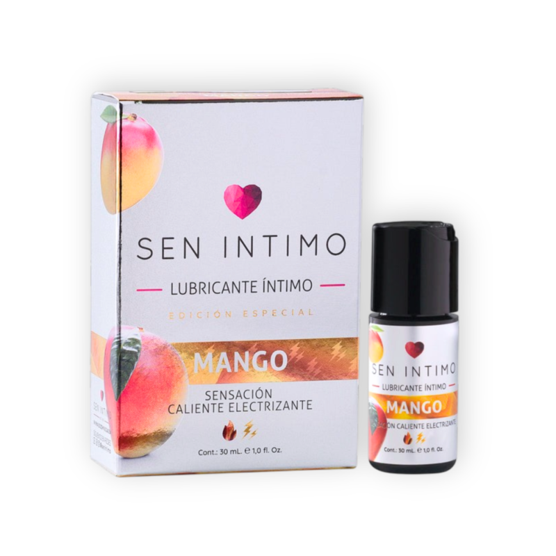 Lubricante Íntimo Electrizante Mango 30ml – Sen Íntimo