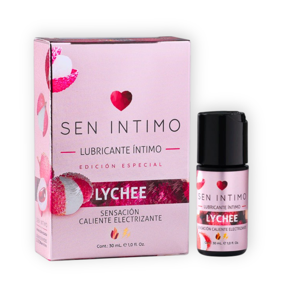 Lubricante Íntimo Electrizante Sabor Lychee 30ml - Sen Íntimo