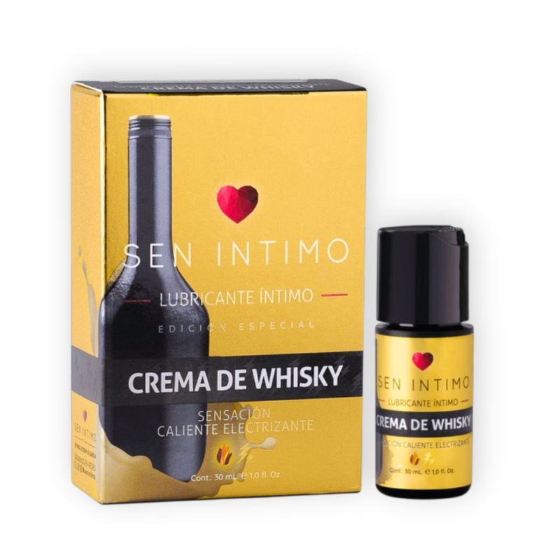 Lubricante Íntimo Crema de Whisky Electrizante (30 ml) – Sen Íntimo