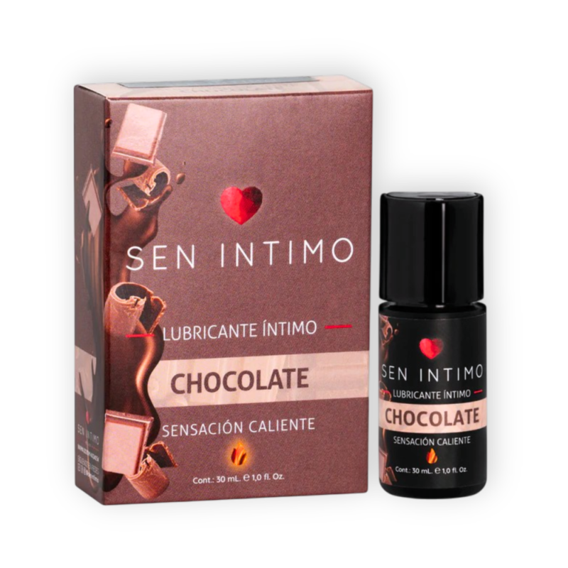 Lubricante Íntimo Caliente Sabor Chocolate 30ml – Sen Íntimo