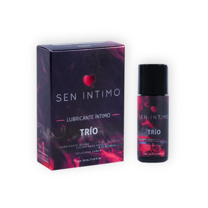 Lubricante Íntimo Trío Placer 30ml – Sen Íntimo