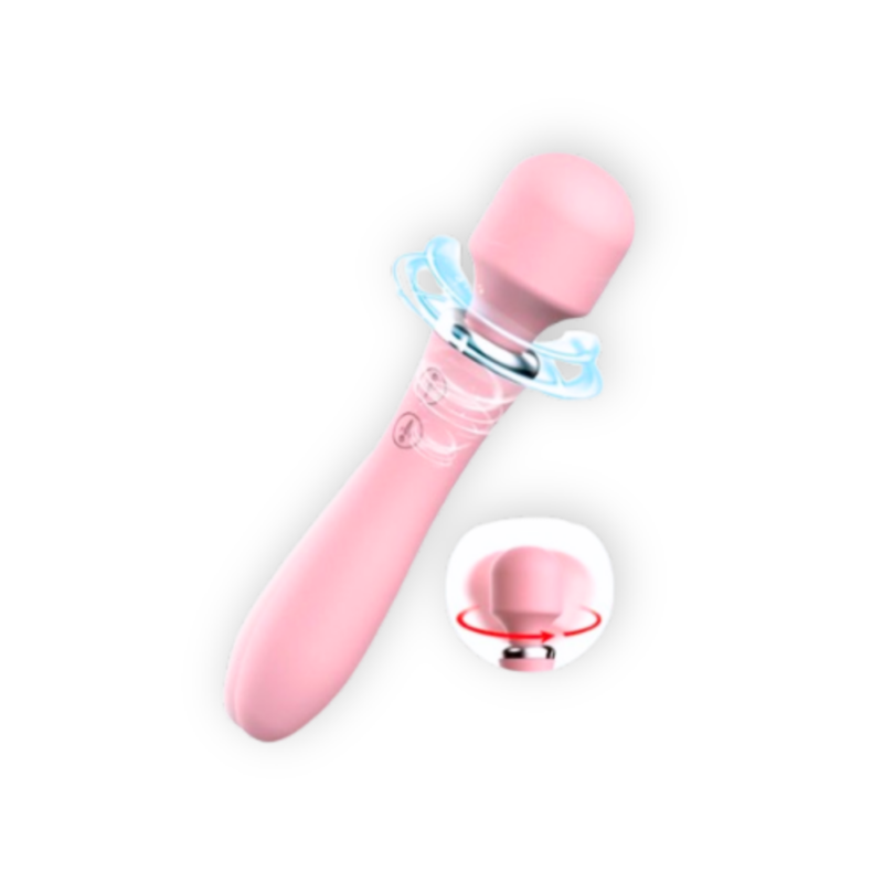 Vibrador Masajeador Tipo Varita Wanachi Lilo USB – Doble Motor