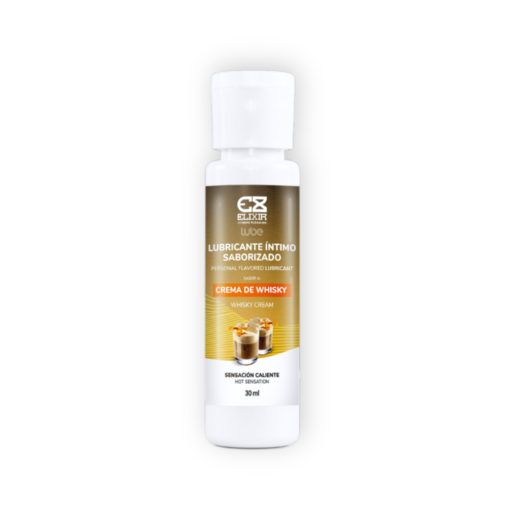 Lubricante Saborizado Crema de Whisky 30ml – Elixir - Imagen 2