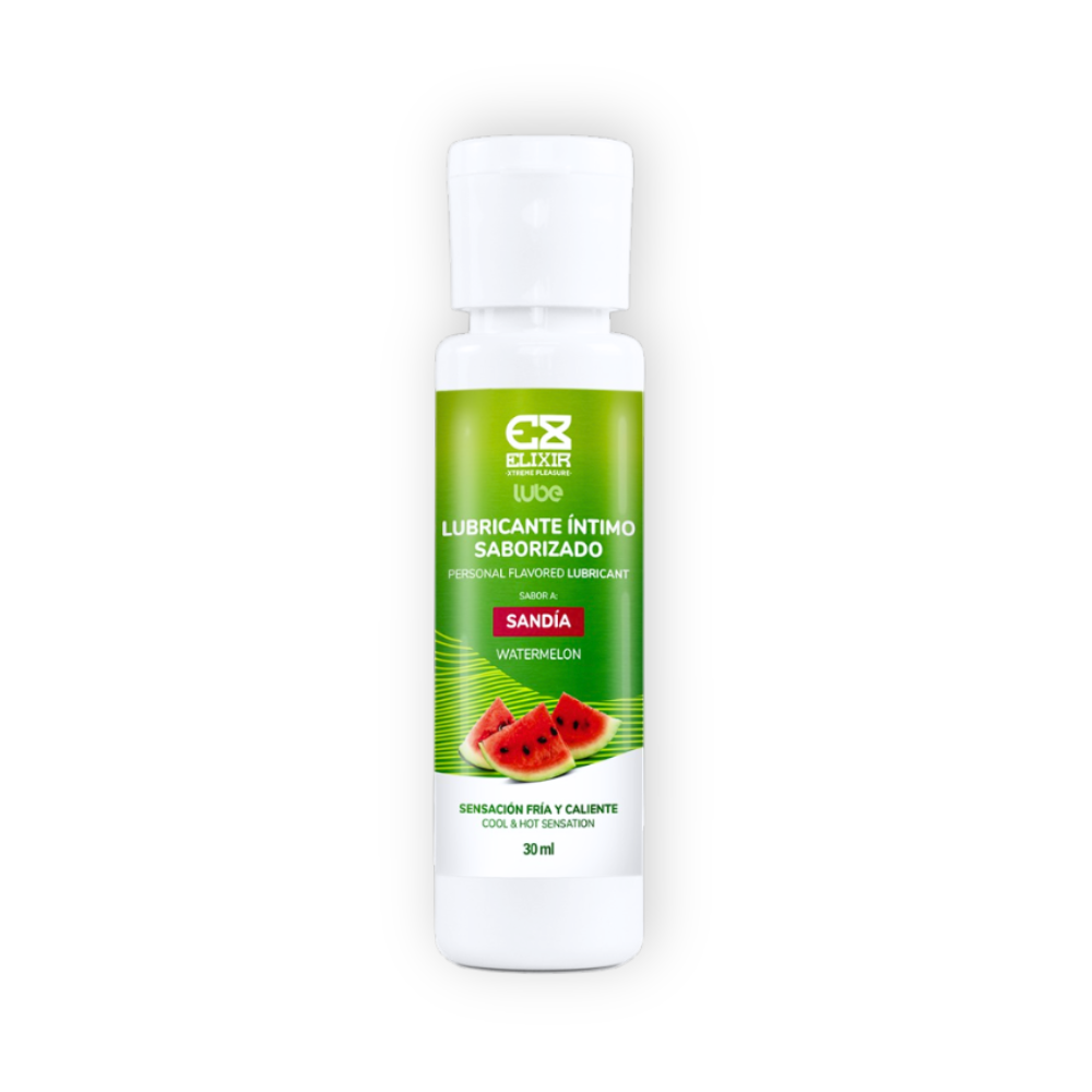 Lubricante Íntimo Saborizado Efecto Calor Sandía – Elixir - Imagen 2
