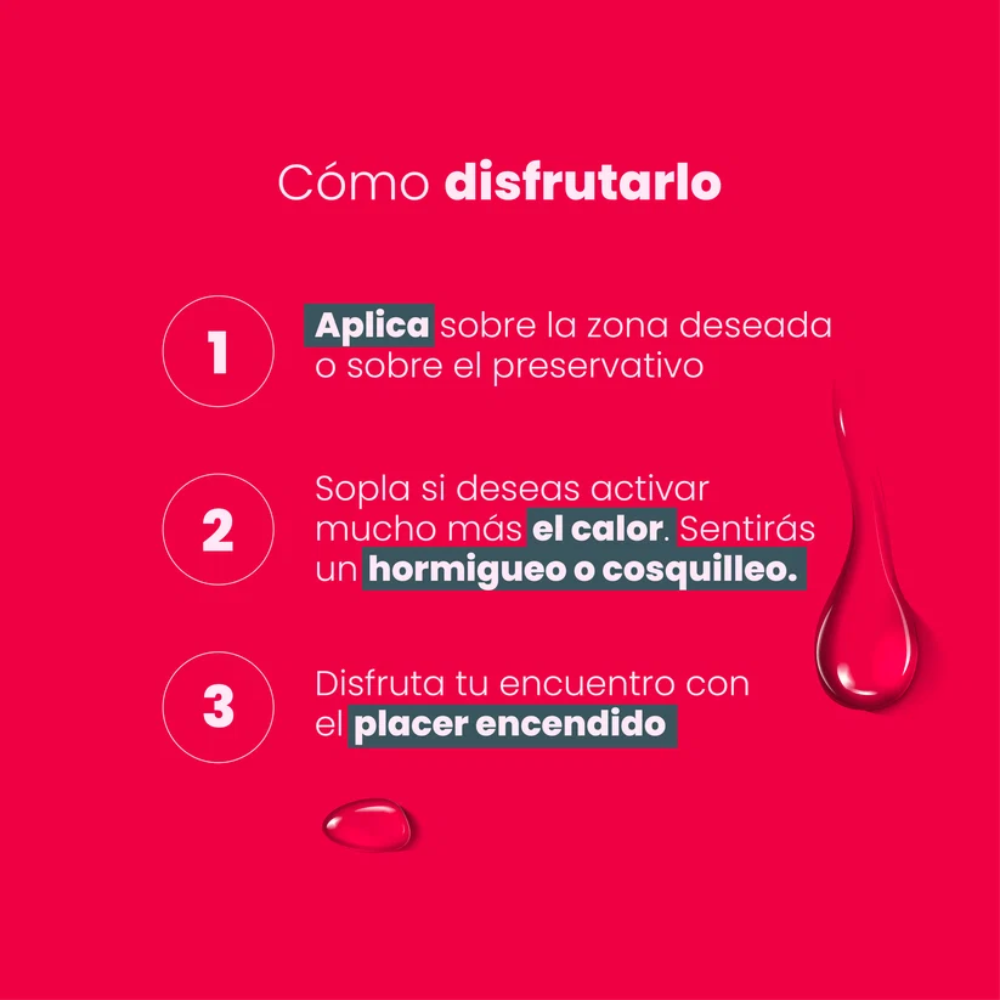 Lubricante Íntimo Electrizante Sabor Lychee 30ml - Sen Íntimo - Imagen 3