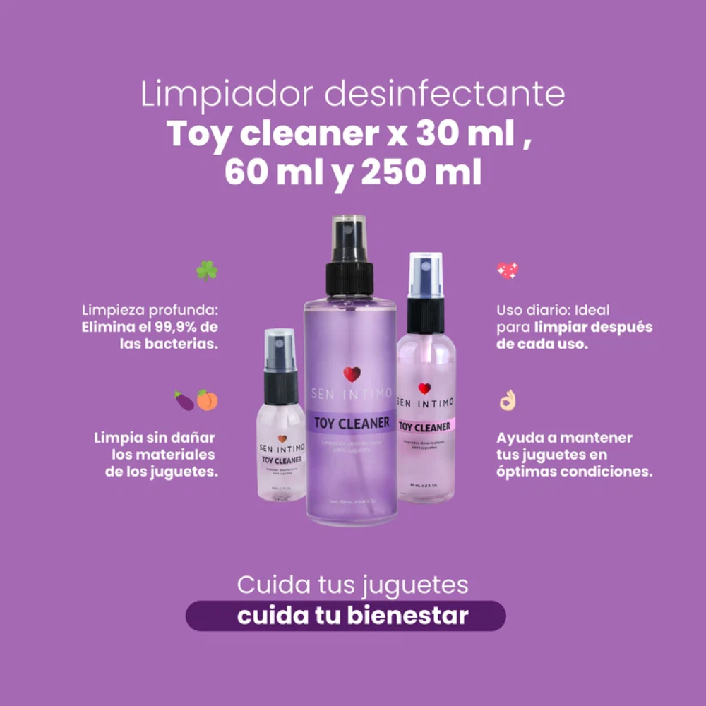 Toy Cleaner – Limpiador Desinfectante para Juguetes Íntimos – Sen Íntimo - Imagen 2
