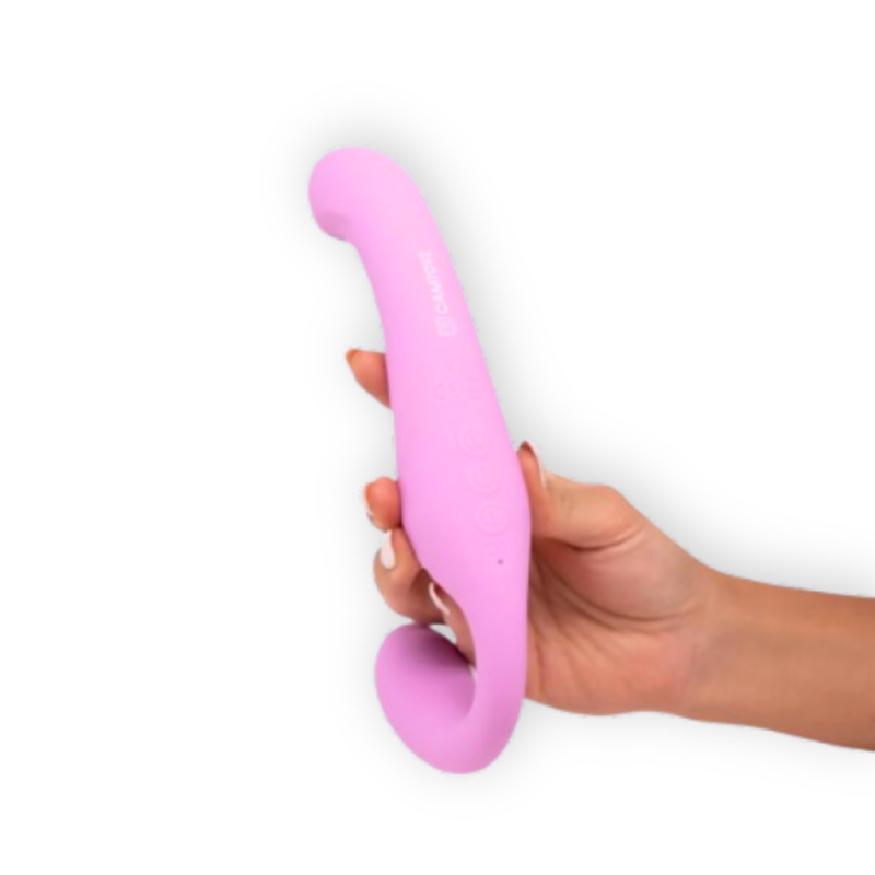 Vibrador Strap-On Dualiz CamToyz – Triple Motor y Doble Estimulación