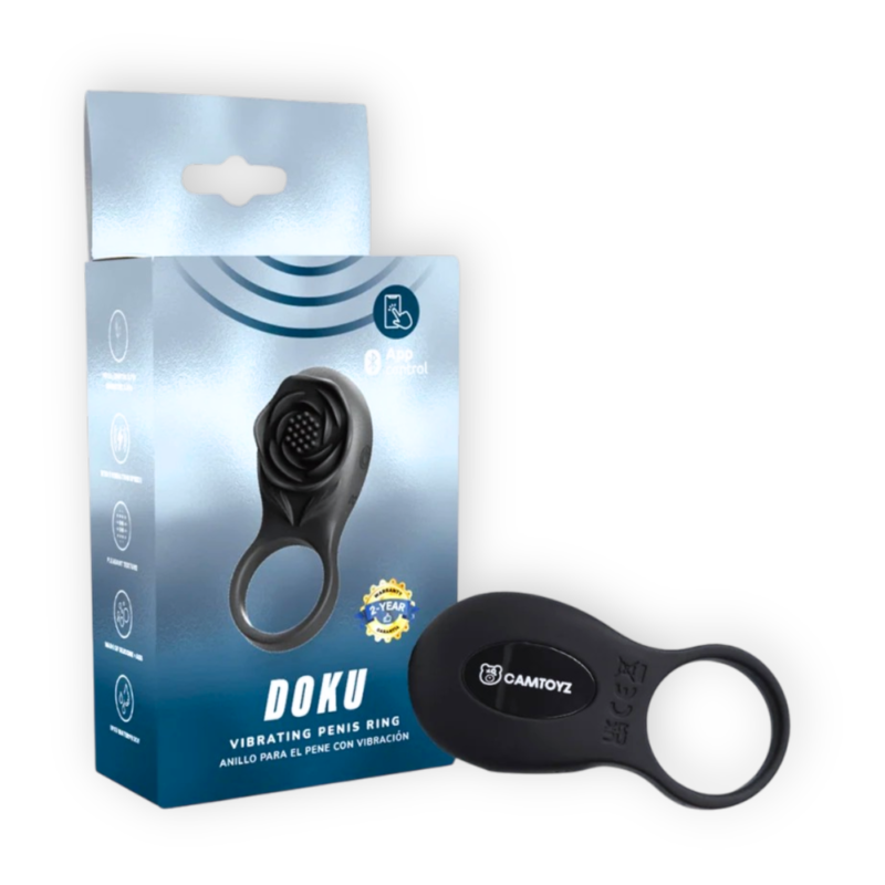 Anillo Vibrador Doku Optimus Pro CamToyz – Control por App Interactiva